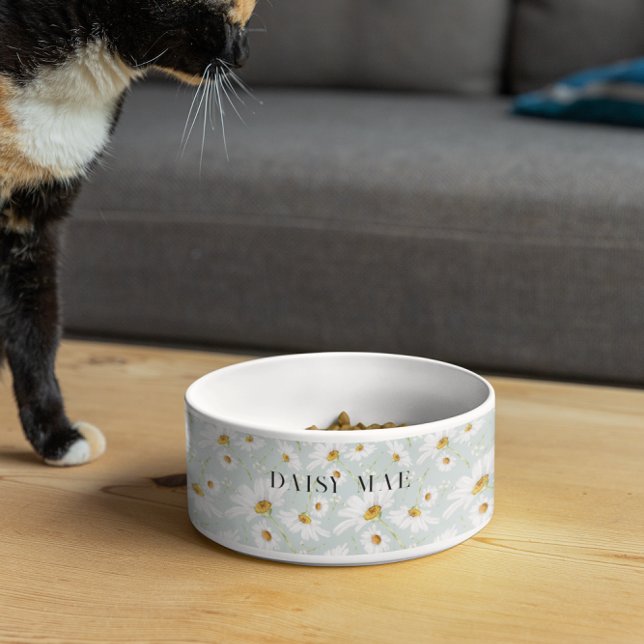 Daisy Wildflower Floral | Monogram kom (Creator heeft geüpload)