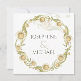 Daisy Wildflower Foto sparen de Datum aankondiging