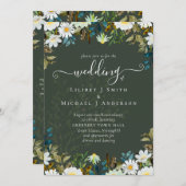 Daisy Wildflower Greenery Wedding (Voorkant / Achterkant)