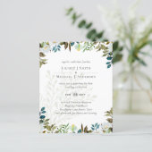 Daisy Wildflower Greenery Wedding (Staand voorkant)