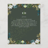 Daisy Wildflower Greenery Wedding (Achterkant)