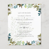 Daisy Wildflower Greenery Wedding (Voorkant)