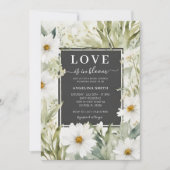 Daisy Wildflower Love is in Bloom Vrijgezellenfees Kaart (Voorkant)