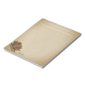  Daisy WildFlower Old Paper Persoonlijk Notitieblok (Linkerzijde)