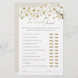 Daisy Wildflower Vrijgezellenfeest Hij of Zij Spel