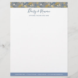 Daisy Wildflower & Yellow Rowan Berries Floral Briefhoofd