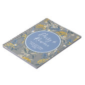 Daisy Wildflower & Yellow Rowan Berries Floral Notitieboek (Linkerzijde)