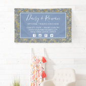 Daisy Wildflower & Yellow Rowan Berries Floral Spandoek (Insitu)