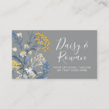 Daisy Wildflower & Yellow Rowan Berries Floral