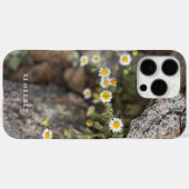 Daisy Wildflowers in Rocks Custom iPhone Case (Achterkant (horizontaal))