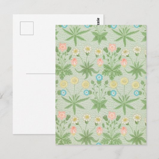 Daisy, William Morris Briefkaart (Voorkant / Achterkant)