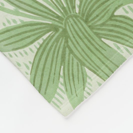 Daisy, William Morris Fleece Deken (Hoek)