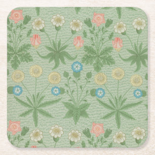 Daisy - William Morris Floral Pattern Kartonnen Onderzetters
