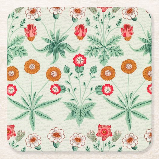 Daisy, William Morris Kartonnen Onderzetters (Voorkant)
