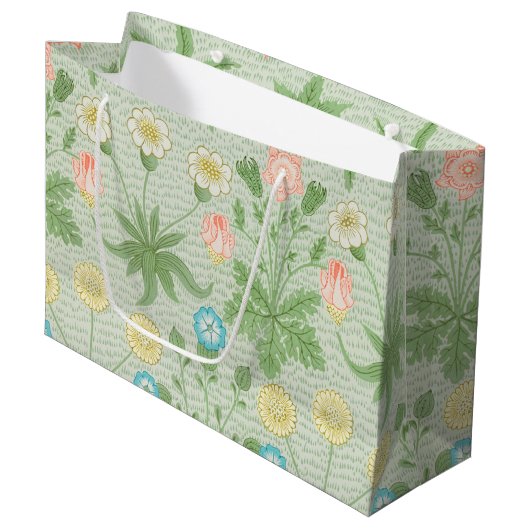 Daisy, William Morris Large Gift Bag Groot Cadeauzakje (Voorkant Gekanteld)
