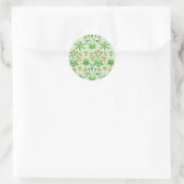 Daisy, William Morris patroon, Ronde Sticker (Tas)