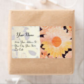 DAISY, wit rood roze zwart Etiket (Insitu)