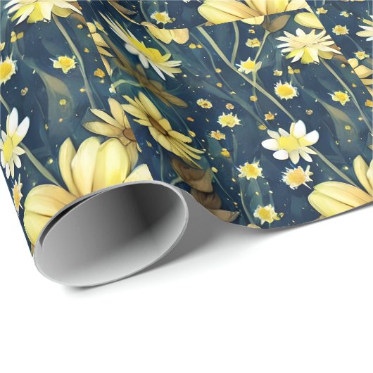Daisy Wrapping Paper Cadeaupapier (Rol Hoek)