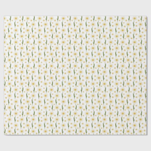 Daisy Wrapping Paper Cadeaupapier (Vlak)