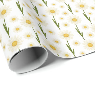 Daisy Wrapping Paper Cadeaupapier