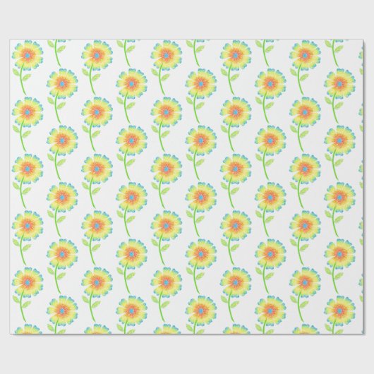 Daisy Wrapping Paper Cadeaupapier (Vlak)