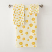Daisy Yellow Bad Handdoek (Insitu)