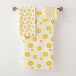 Daisy Yellow Bad Handdoek