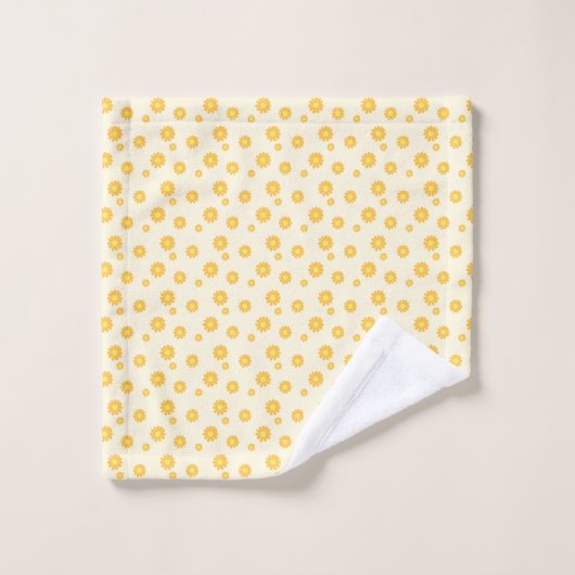 Daisy Yellow Bad Handdoek (Wasdoekje)