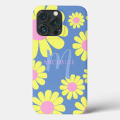 Daisy Yellow Blue Case-Mate iPhone Case (Achterkant)