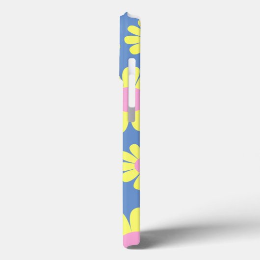 Daisy Yellow Blue Case-Mate iPhone Case (Achterkant / Links)