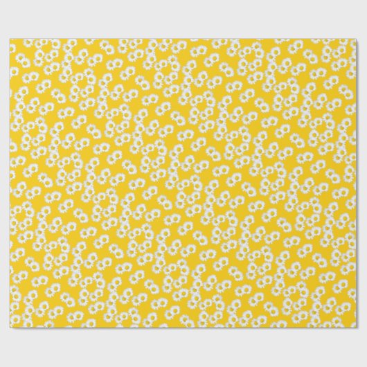 Daisy Yellow Cadeaupapier (Vlak)