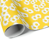 Daisy Yellow Cadeaupapier (Rol Hoek)