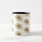 Daisy Yellow Flower Painting Boeket Koffie Mok (Center)
