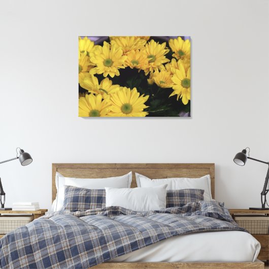 Daisy Yellow Flowers Flora Foto Prints (Insitu (Slaapkamer))