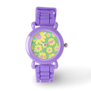 Daisy Yellow Green Horloge