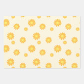 Daisy Yellow Inpakpapier Vel (Voorkant 3)