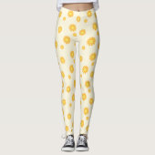 Daisy Yellow Leggings (Voorkant)