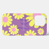 Daisy Yellow Lila Case-Mate iPhone Case (Achterkant (horizontaal))
