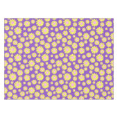 Daisy Yellow Paarse Tafelkleed (Voorkant (Horizontaal))