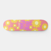 Daisy Yellow Peach Persoonlijk Skateboard (Horizontaal)