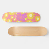 Daisy Yellow Peach Persoonlijk Skateboard (Horizontaal)