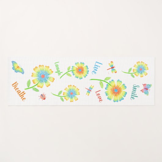 Daisy Yoga Mat (Voorkant (horizontaal))