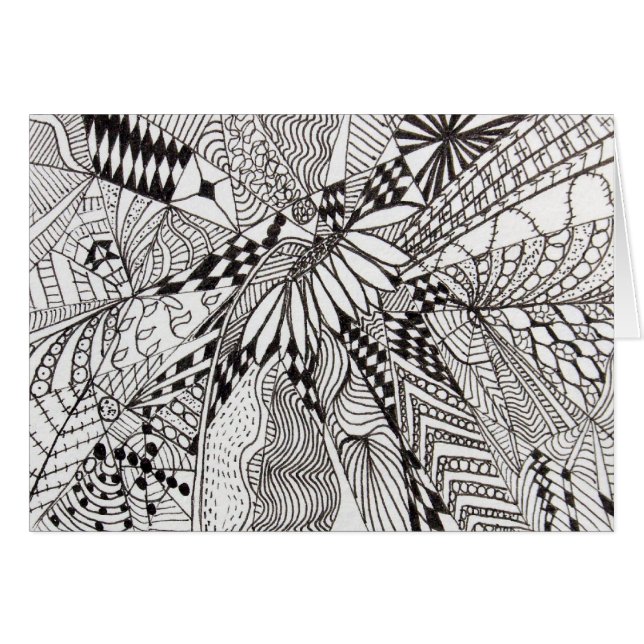 Daisy Zen Card (Voorkant Horizontaal)