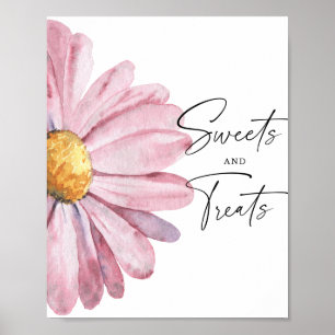 Daisy - zoete baby shower poster