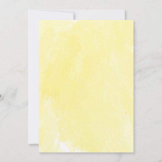 Daisy Zonnebloem op weg Zomer Baby shower Kaart (Achterkant)