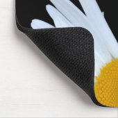 Daisy Zwart Elegant Wit Script Muismat (Hoek)