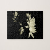 Daisy - zwart en wit legpuzzel (Horizontaal)