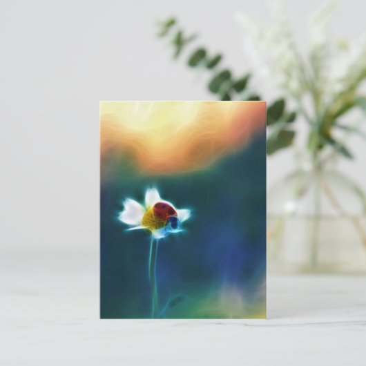 Daisybug Briefkaart (Staand voorkant)