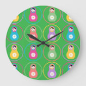 Daisyflower Matryoshka Grote Klok (Voorkant)