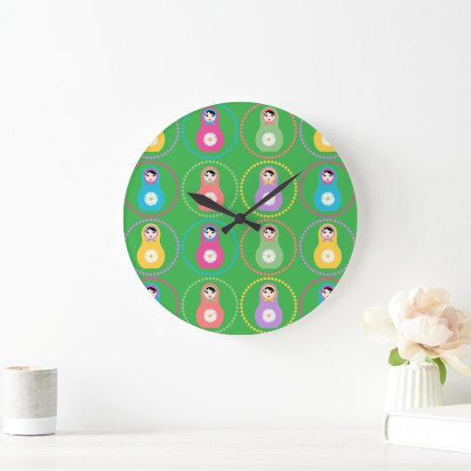Daisyflower Matryoshka Grote Klok (Huis)